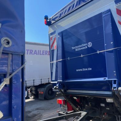 Hilfsgütertransport IceFlower 2024 in die Republiuk Moldau mit TRAILER LLOYD Auflieger 5
